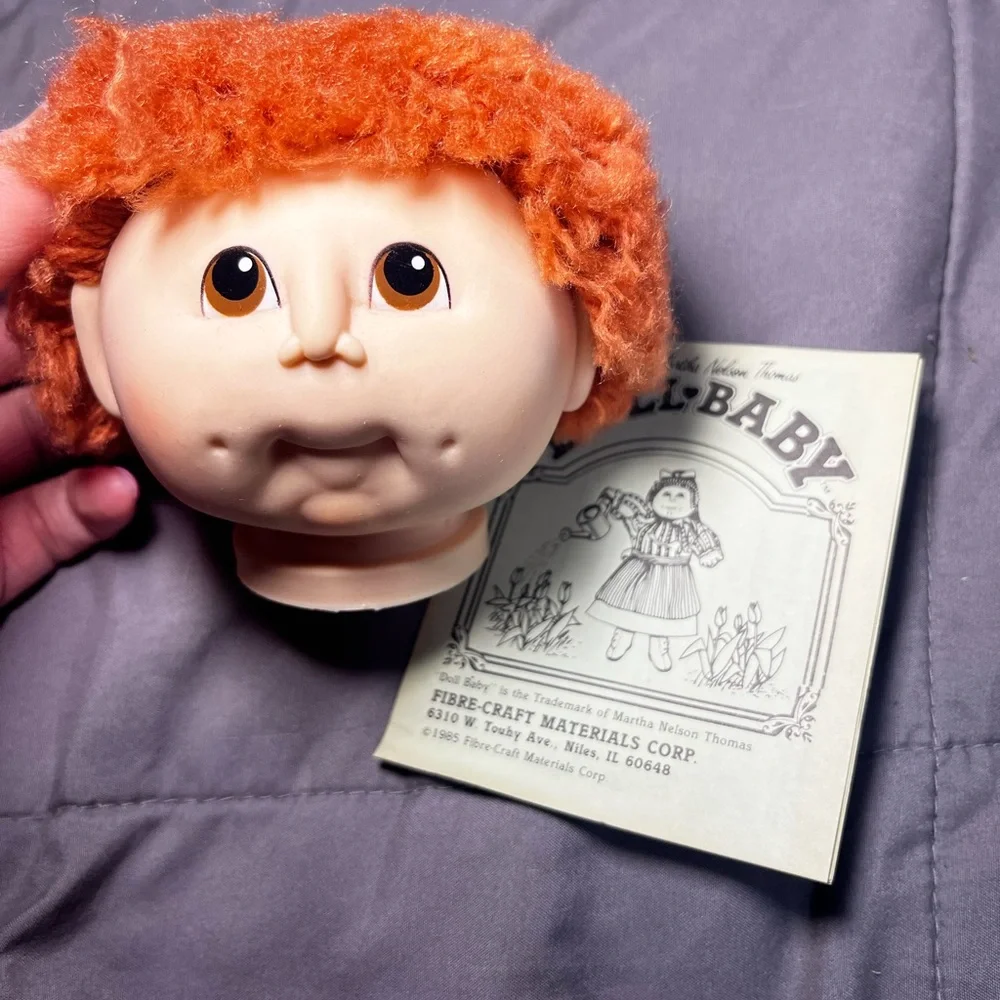 Vintage Doll Baby Heads‎ Lot of 5 | 1984 Martha Nelson Thomas New Cabbage Patch